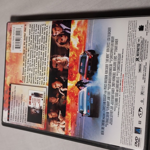 Live Wire DVD Vintage 2003 Pierce Brosnan Ron Silver Ben Cross - Picture 2 of 4